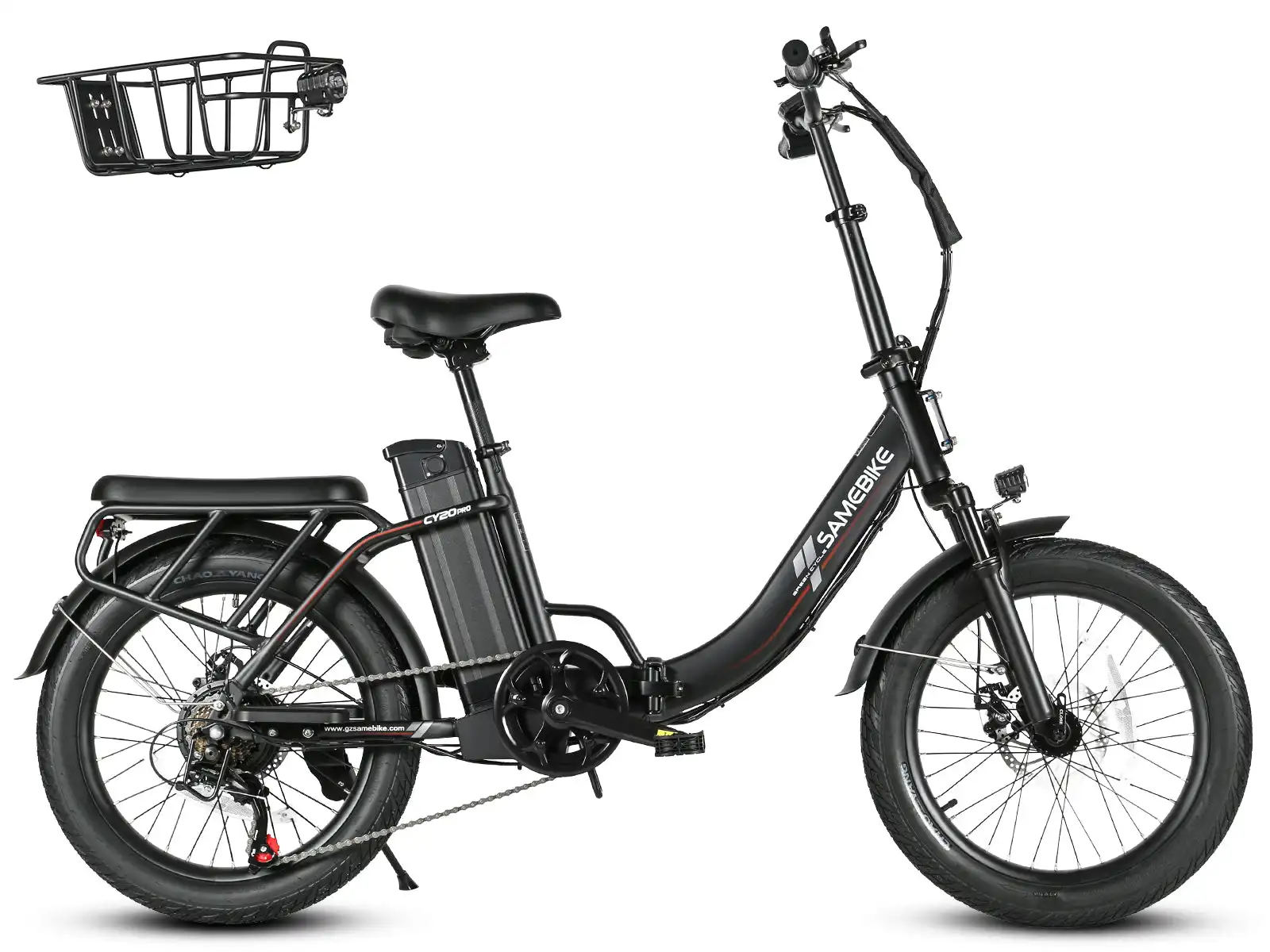 SAMEBIKE skladací elektrobicykel