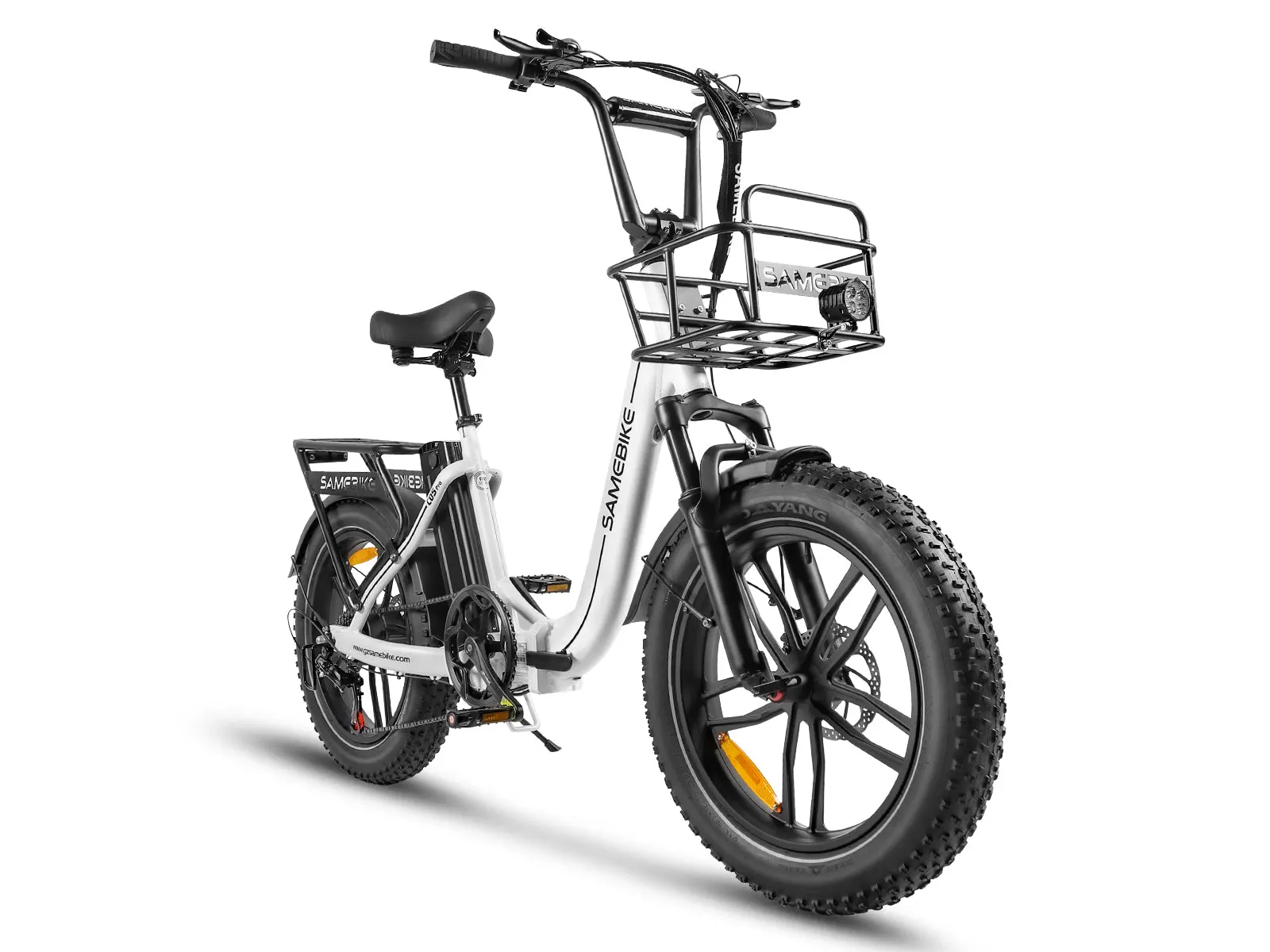 SAMEBIKE C05 Pro – skladací fatbike elektrobicykel – produktová fotografia 3