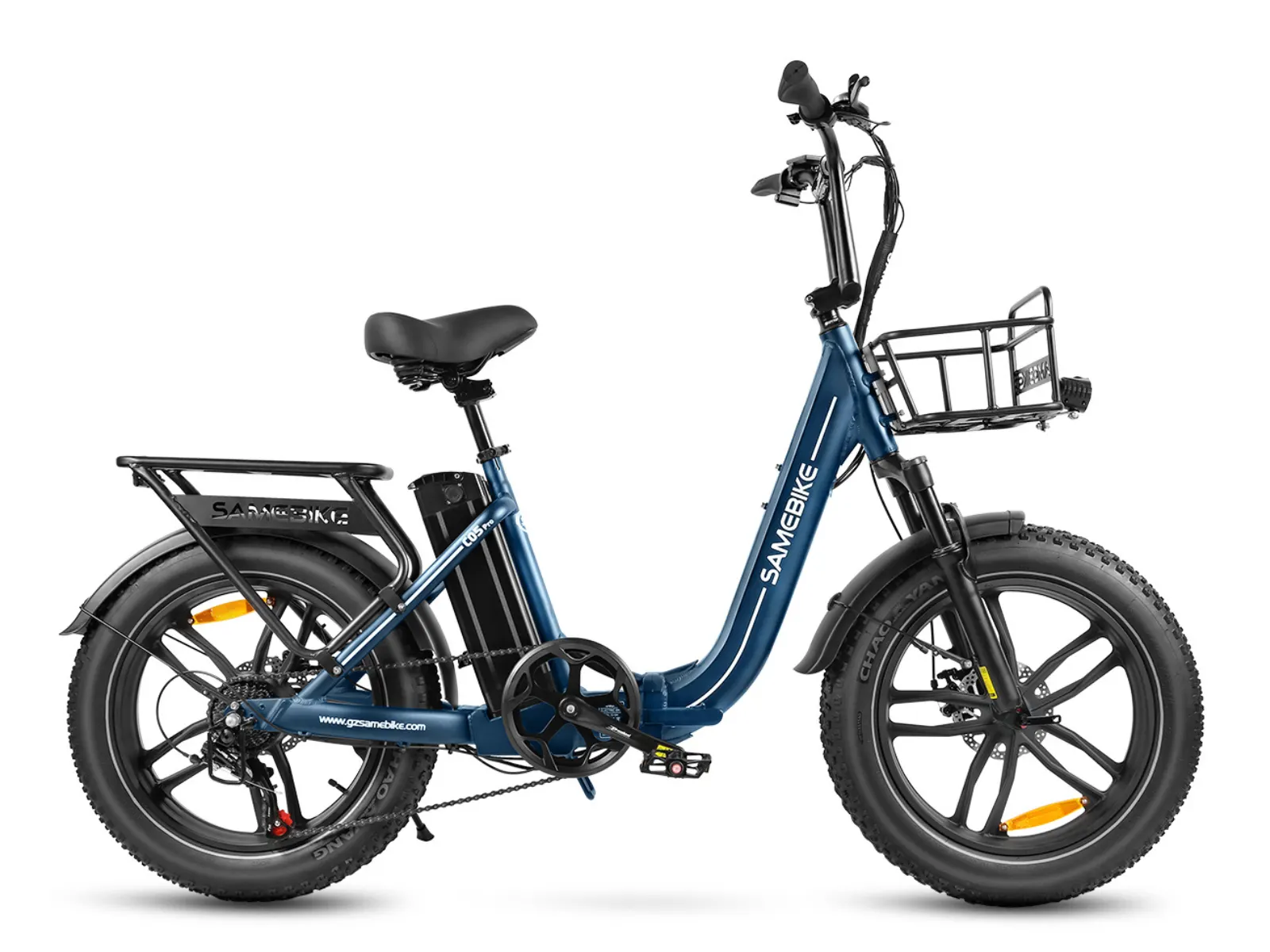 SAMEBIKE C05 Pro – skladací fatbike elektrobicykel – produktová fotografia 4