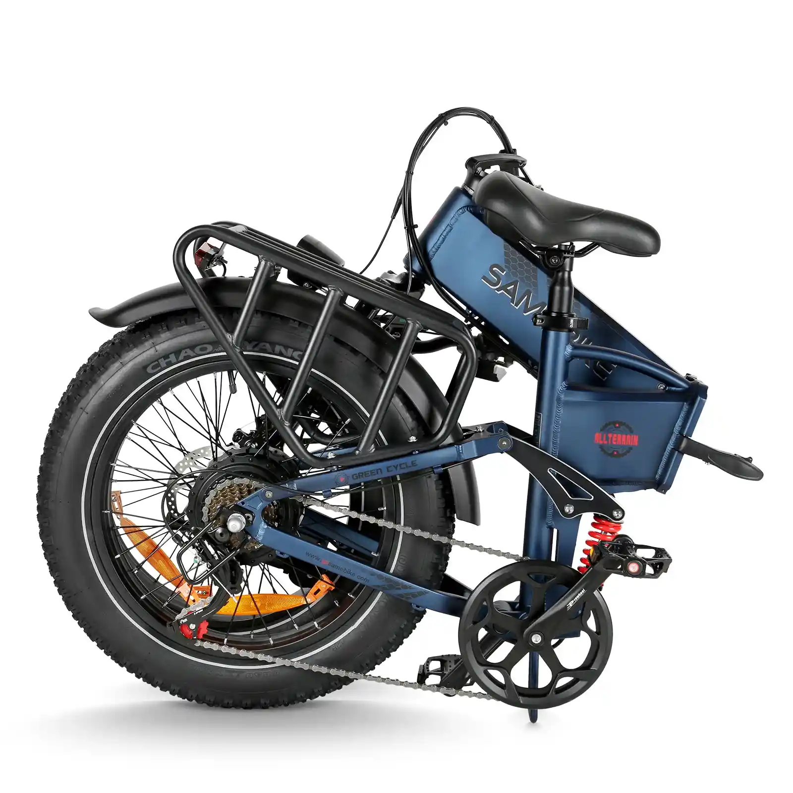 SAMEBIKE RS-A02 Pro – skladací fatbike elektrobicykel – produktová fotografia 11