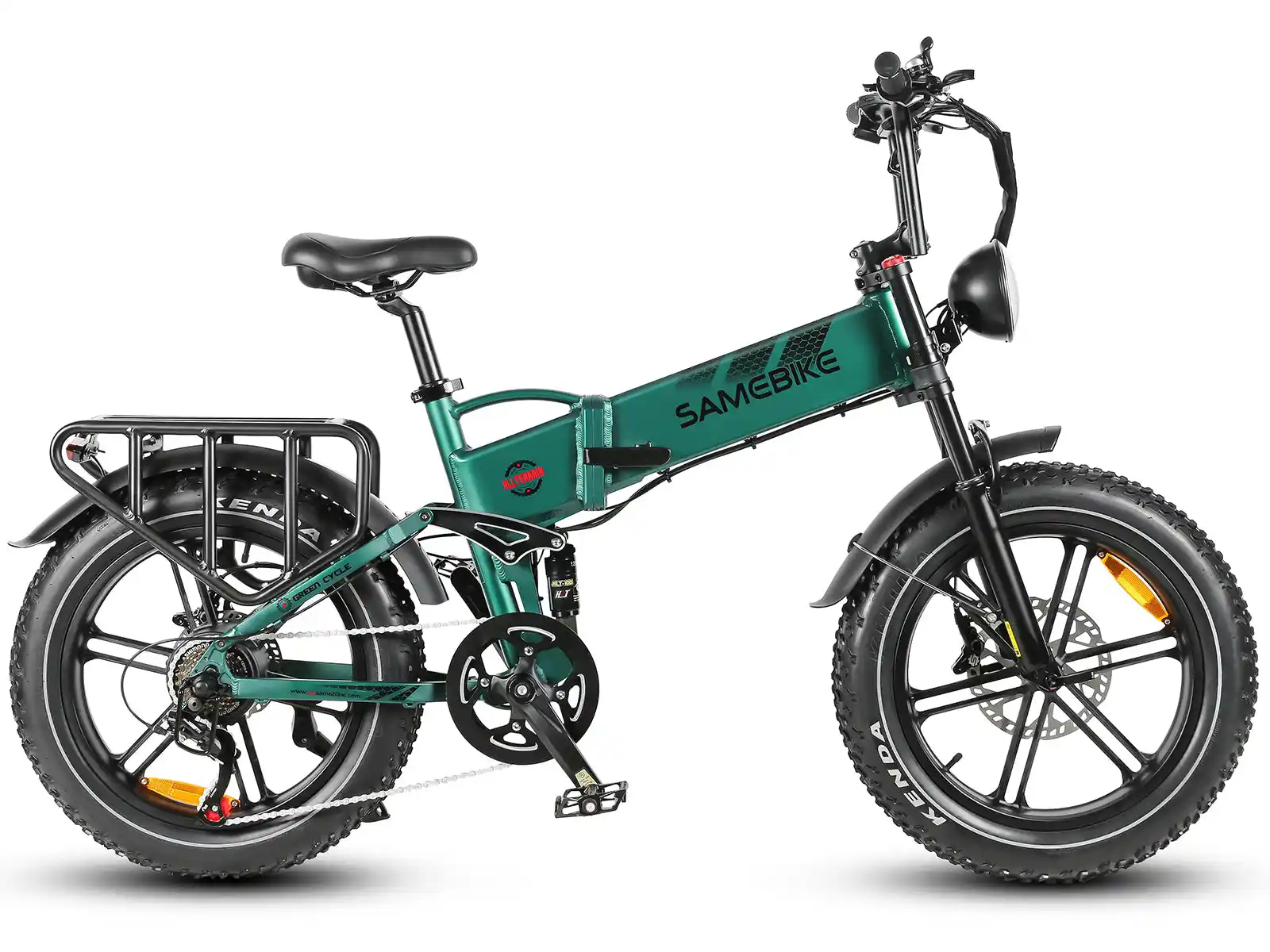 SAMEBIKE RS-A02 Plus – skladací fatbike elektrobicykel – produktová fotografia 4