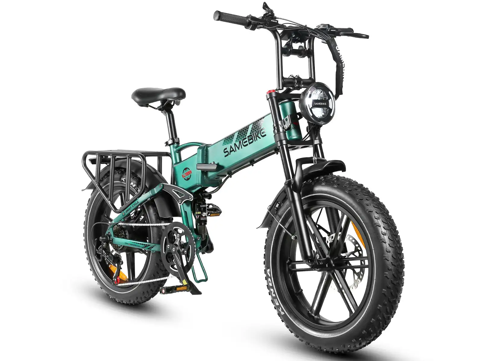 SAMEBIKE RS-A02 Plus – skladací fatbike elektrobicykel – produktová fotografia 5