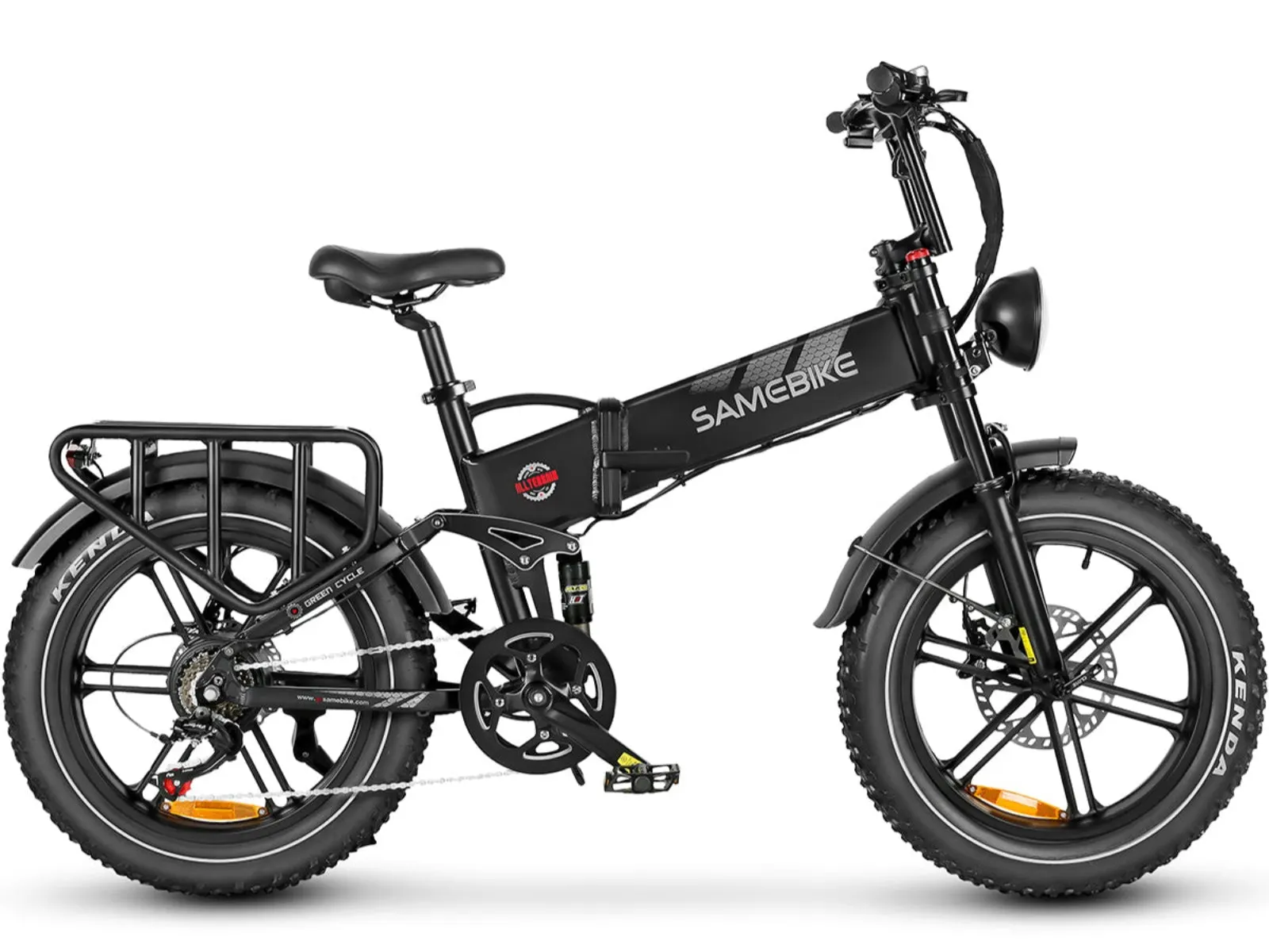 SAMEBIKE RS-A02 Plus – skladací fatbike elektrobicykel – produktová fotografia 7