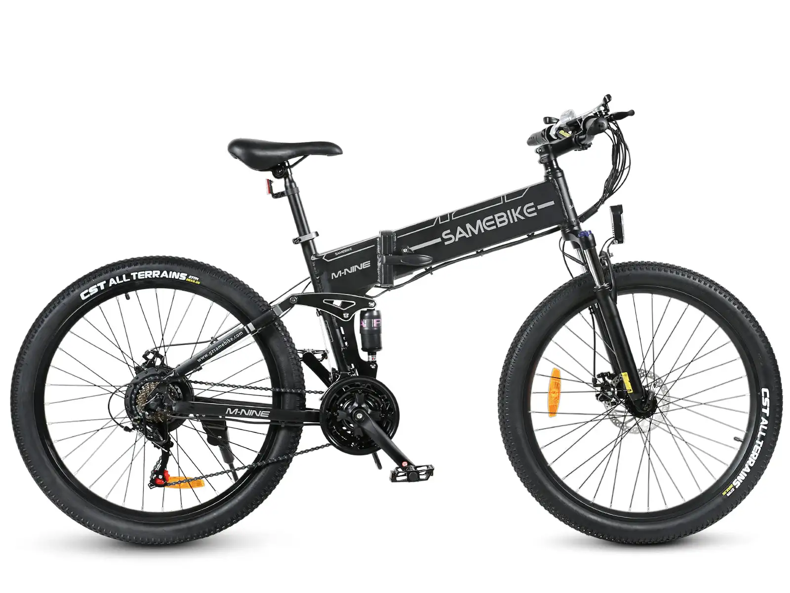 SAMEBIKE LO26-II-YD – skladací horský elektrobicykel – Čierna