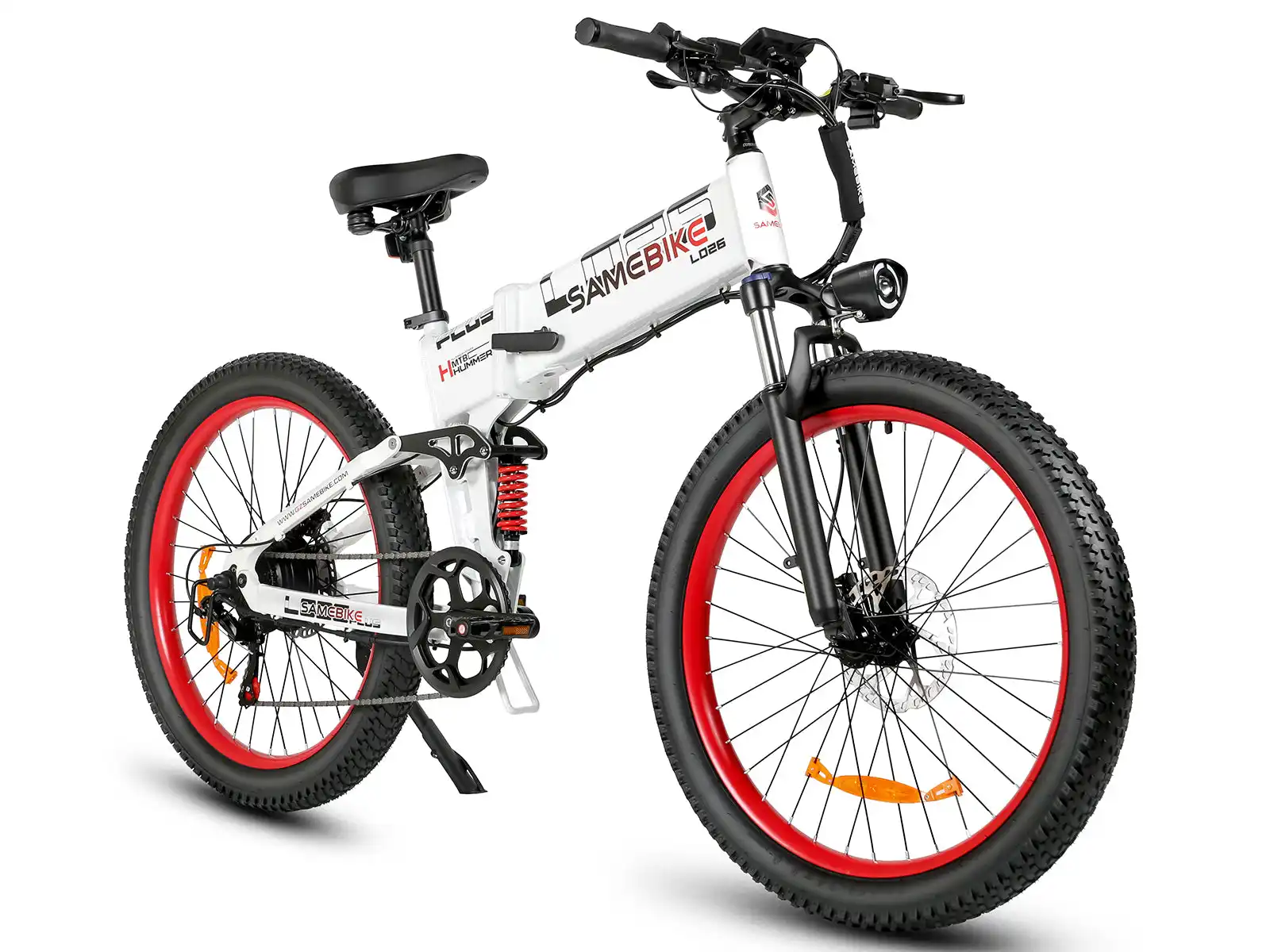SAMEBIKE LO26 Plus – fatbike elektrobicykel – produktová fotografia 5