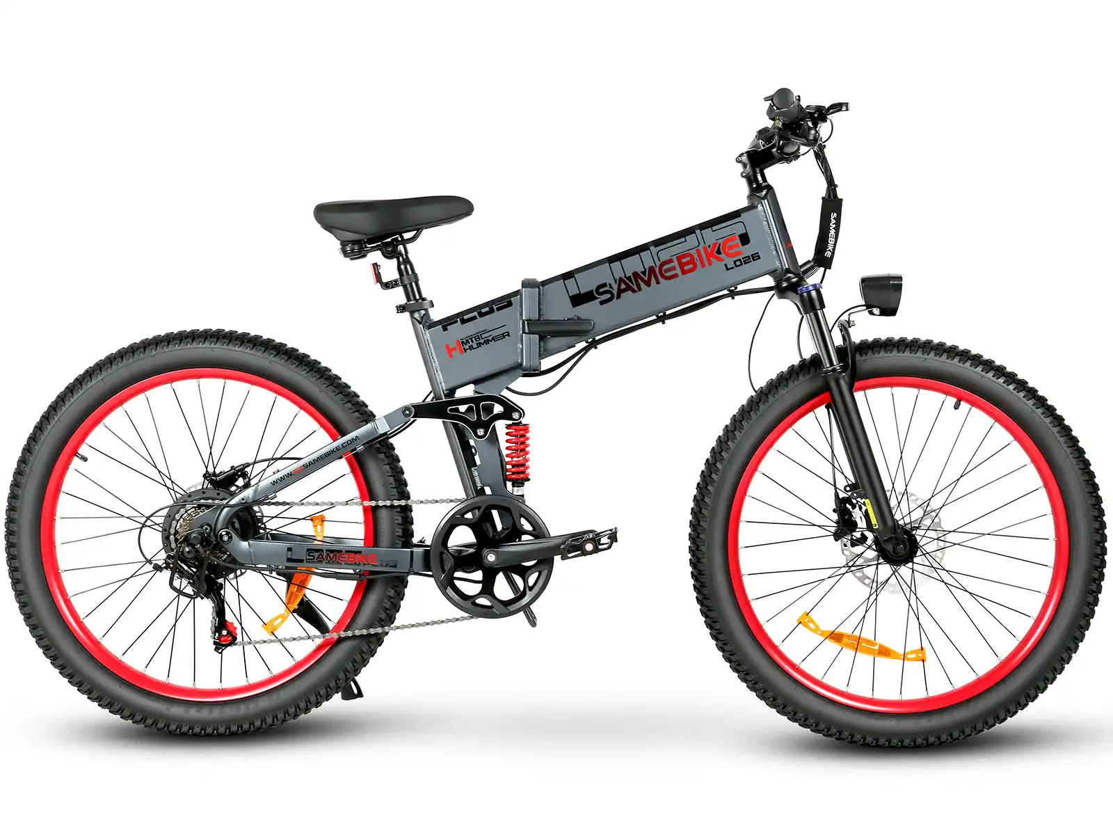 SAMEBIKE LO26 Plus – fatbike elektrobicykel – produktová fotografia 7