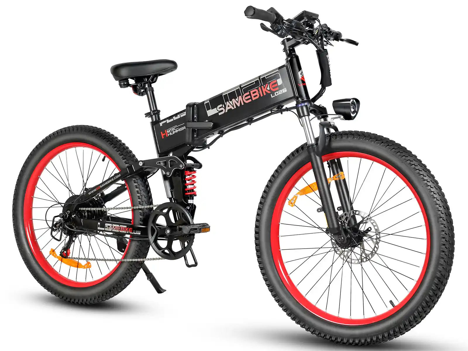 SAMEBIKE LO26 Plus – fatbike elektrobicykel – produktová fotografia 9