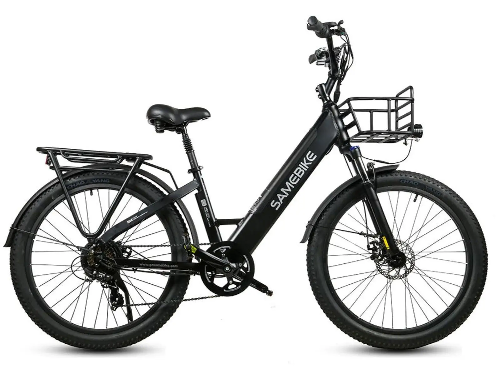 SAMEBIKE RS-A01 Plus – mestský elektrobicykel – Čierna
