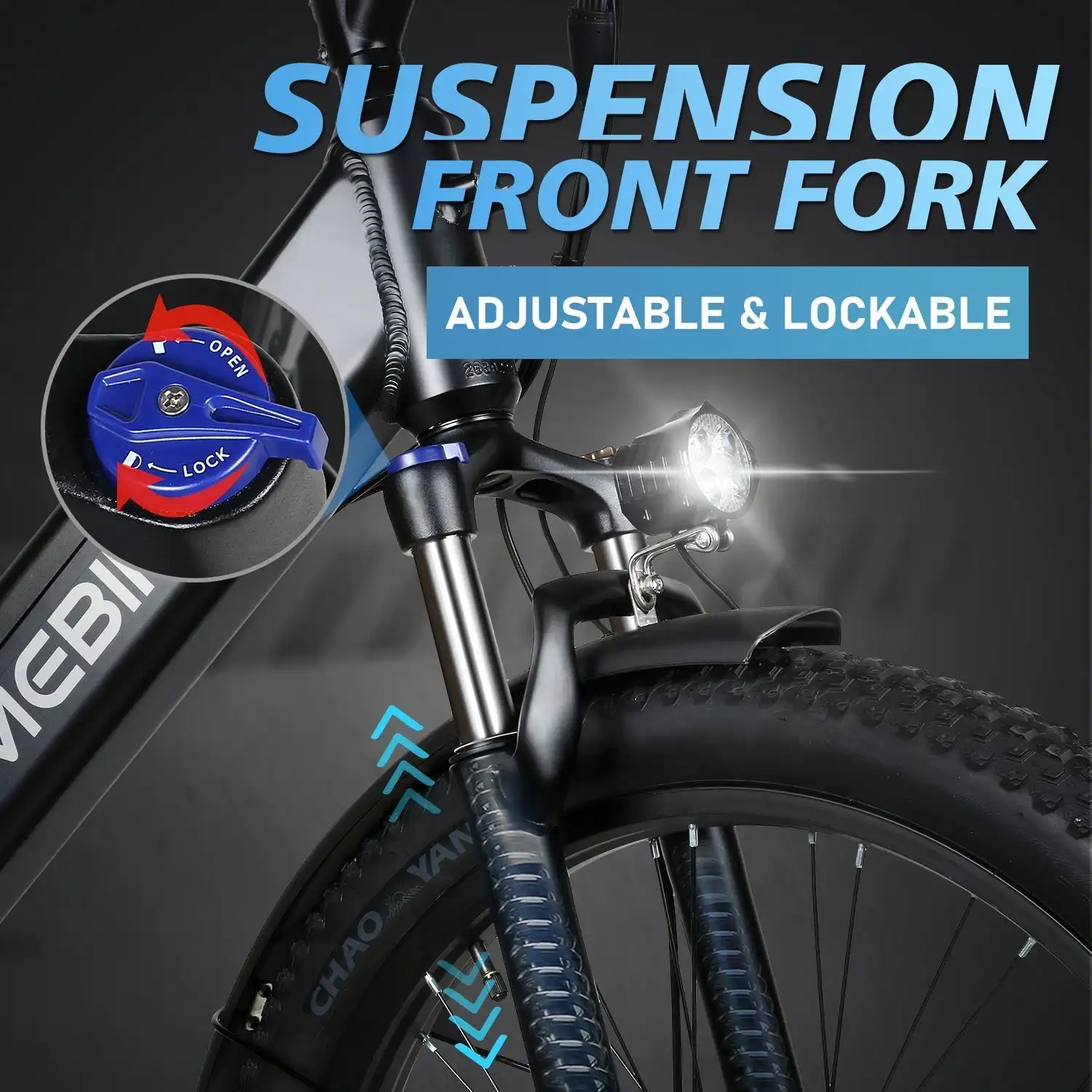 SAMEBIKE RS-A01 Plus – mestský elektrobicykel – produktová fotografia 9