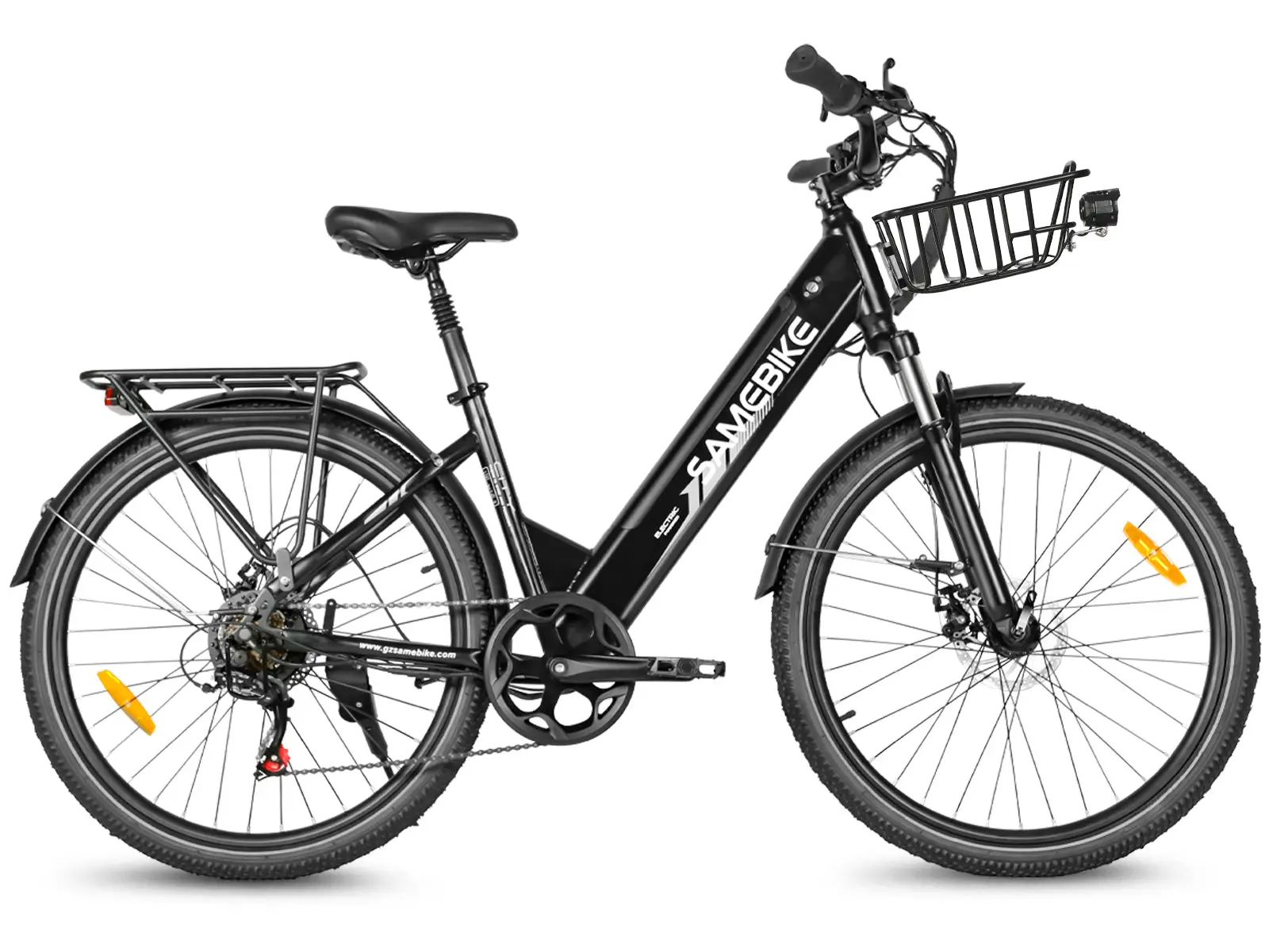 SAMEBIKE RS-A01 Pro – mestský elektrobicykel – Čierna