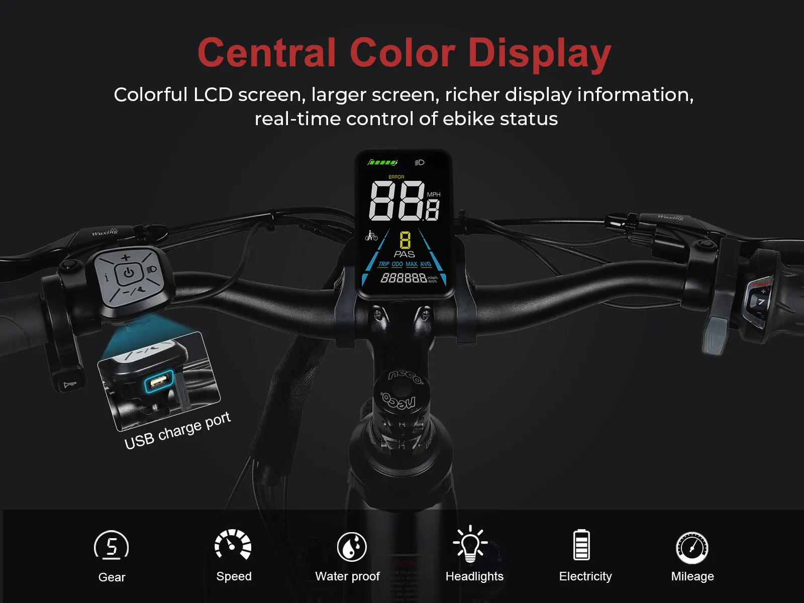 SAMEBIKE RS-A01 Pro – mestský elektrobicykel – produktová fotografia 16