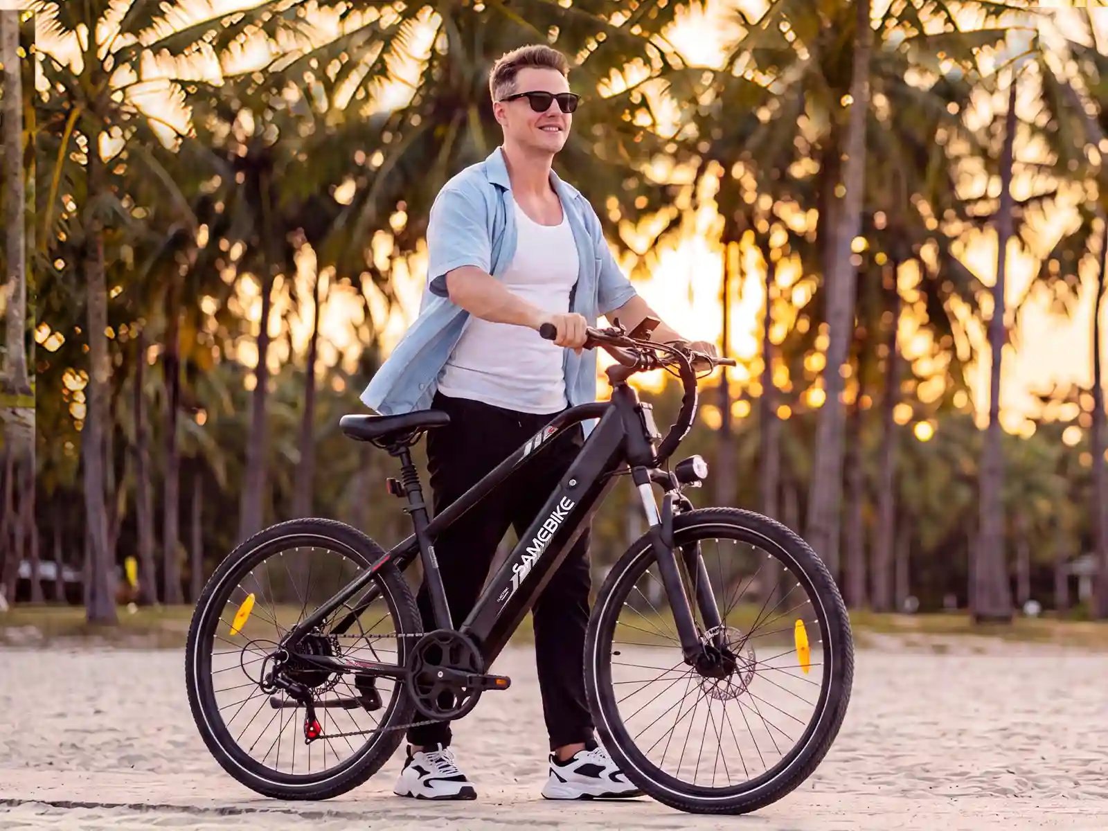 SAMEBIKE RS-A01 MEN – mestský elektrobicykel – produktová fotografia 6