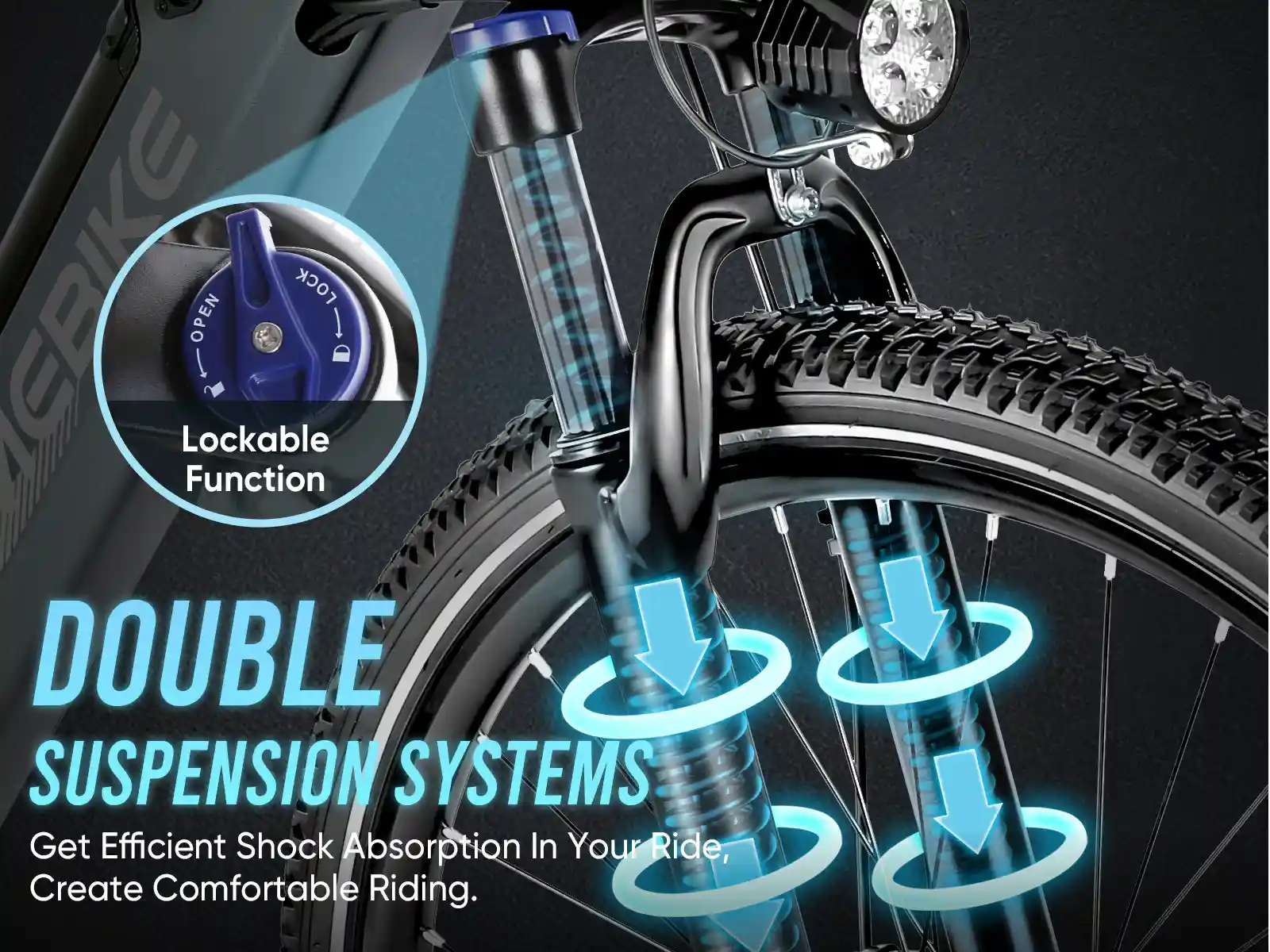 SAMEBIKE RS-A01 MEN – mestský elektrobicykel – produktová fotografia 16