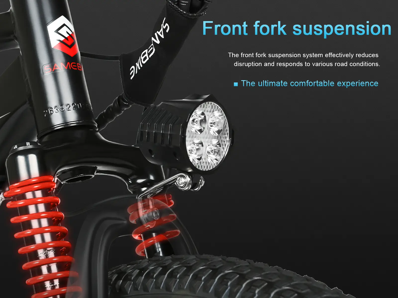 SAMEBIKE EBE2 – mestský elektrobicykel – produktová fotografia 8