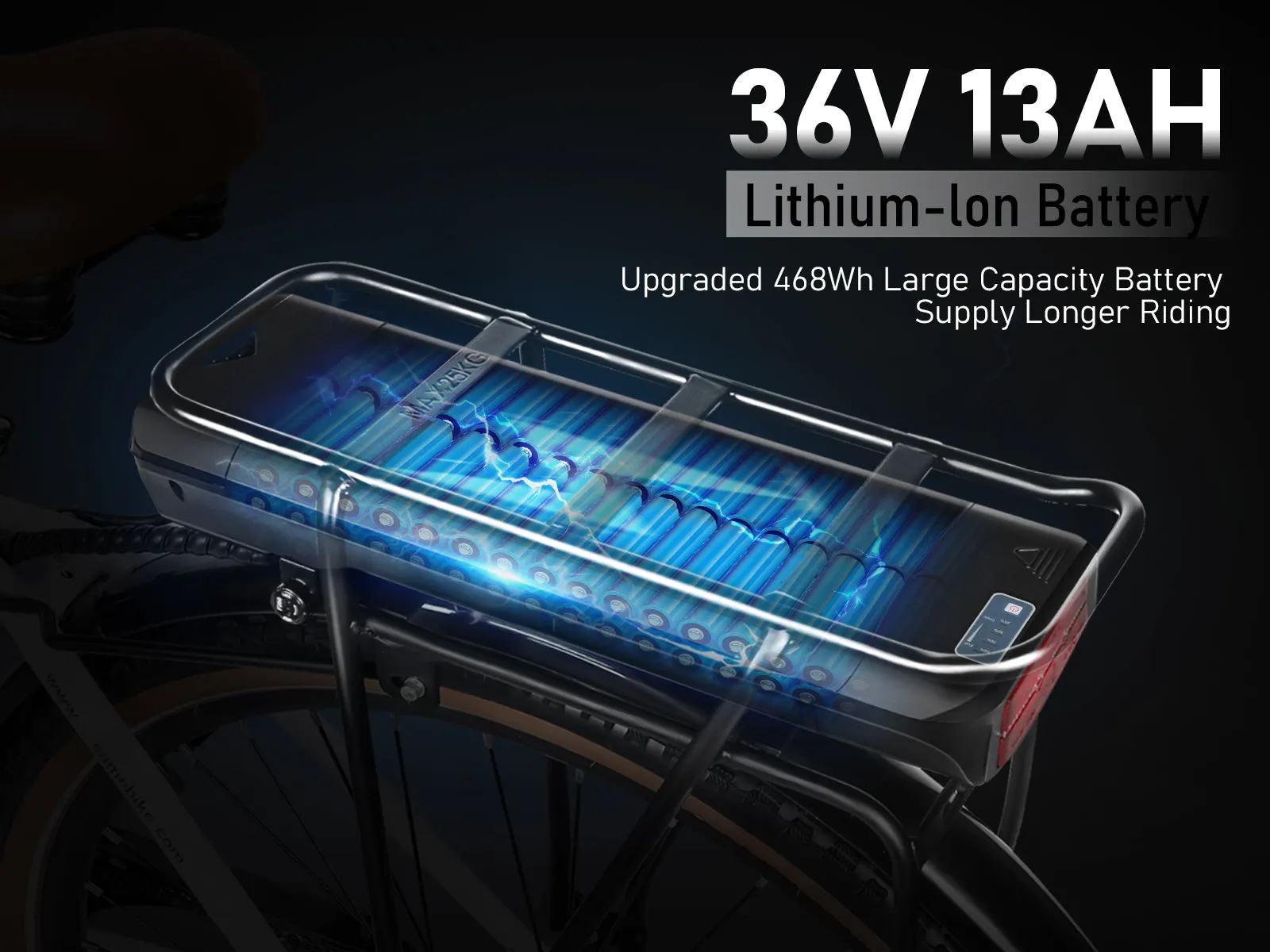SAMEBIKE RS-A07 – mestský elektrobicykel – produktová fotografia 12