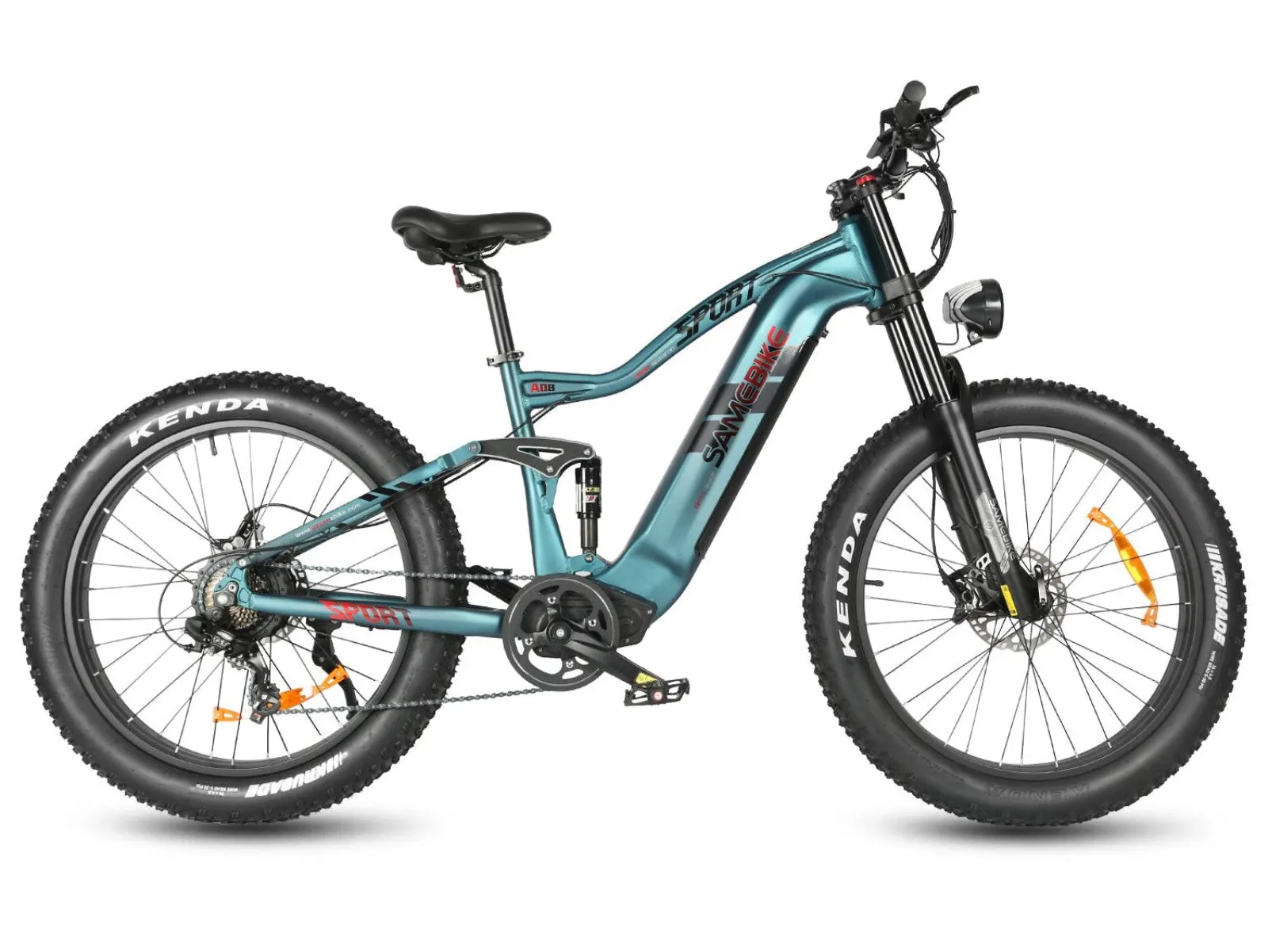 SAMEBIKE RS-A08-II – fatbike elektrobicykel – produktová fotografia 4