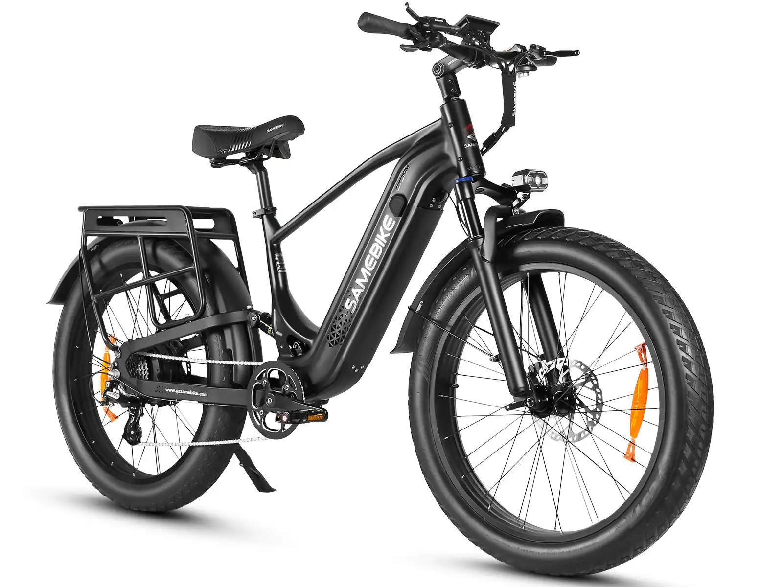 SAMEBIKE STORM – fatbike elektrobicykel – produktová fotografia 4