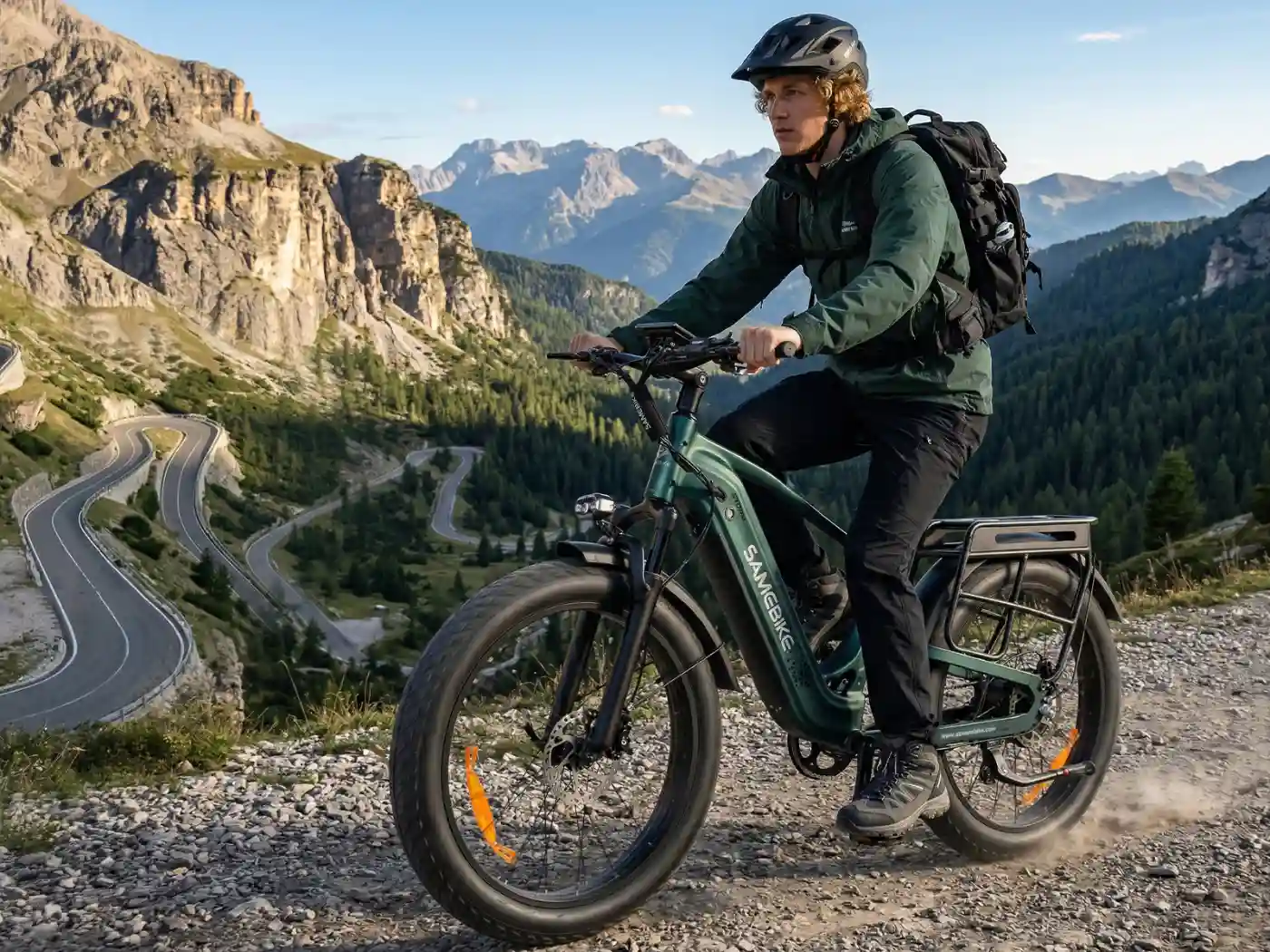 SAMEBIKE STORM – fatbike elektrobicykel – produktová fotografia 5