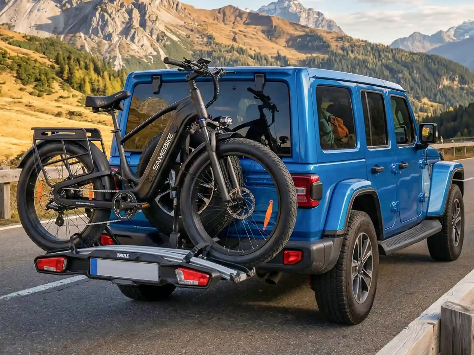 SAMEBIKE STORM – fatbike elektrobicykel – produktová fotografia 6