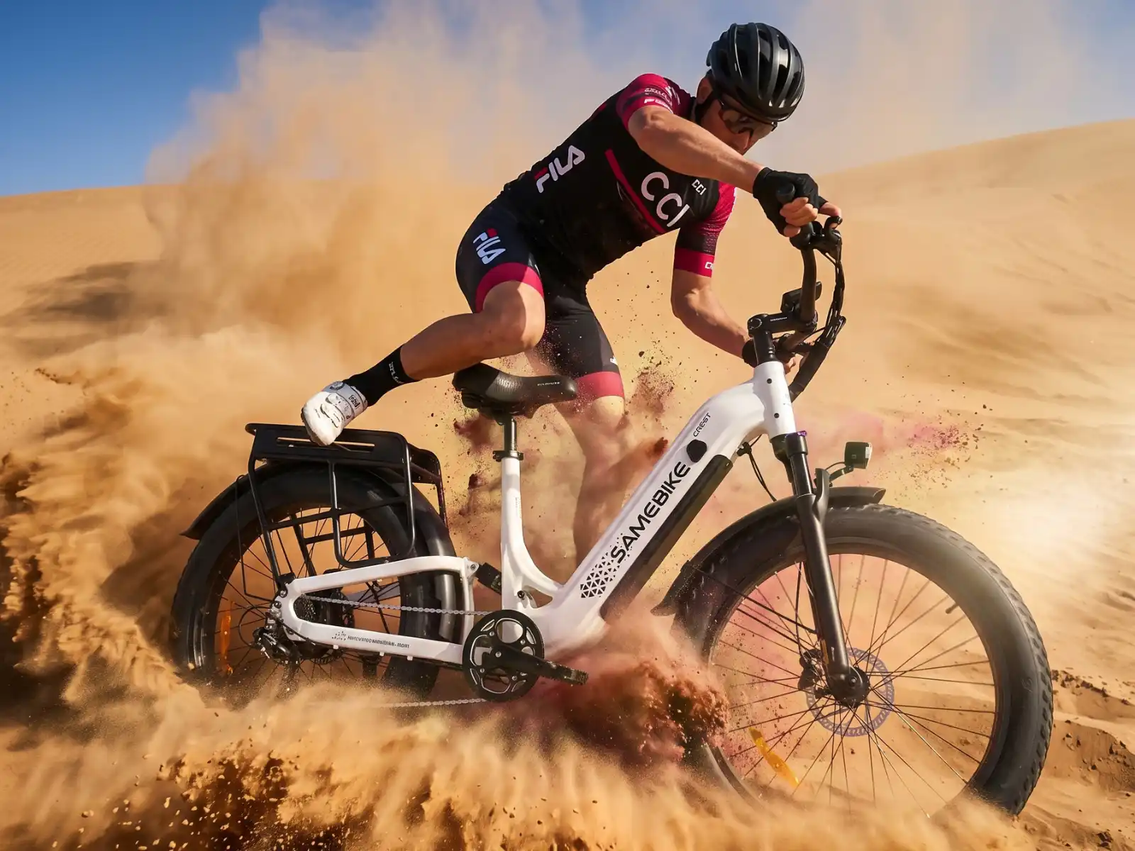 SAMEBIKE CREST – fatbike elektrobicykel – produktová fotografia 5