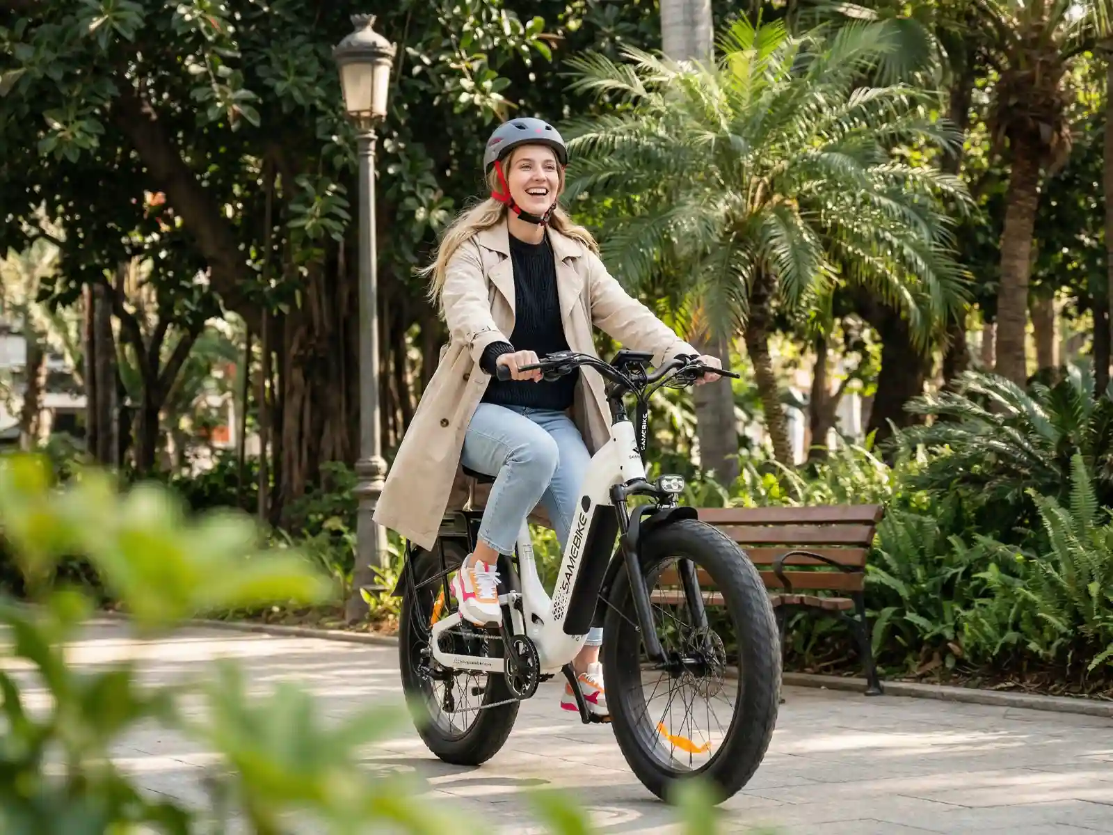 SAMEBIKE CREST – fatbike elektrobicykel – produktová fotografia 8